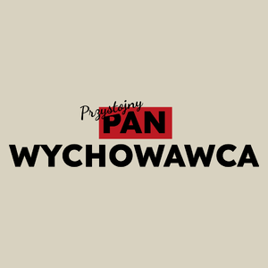 Przystojny Pan Wychowawca - Torba Na Zakupy Natural