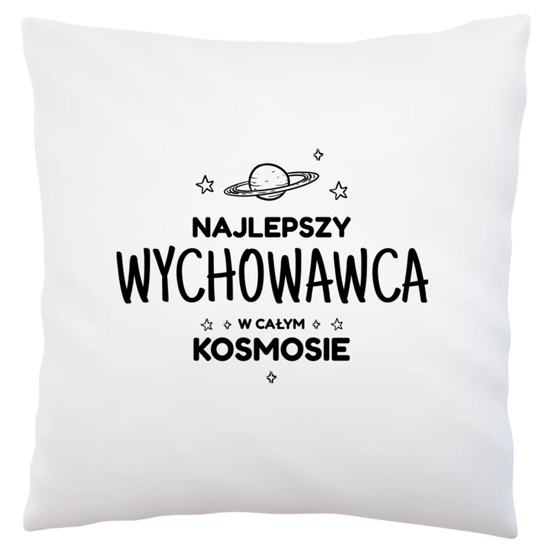 Najlepszy Wychowawca W Kosmosie - Poduszka Biała