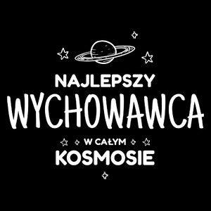 Najlepszy Wychowawca W Kosmosie - Torba Na Zakupy Czarna