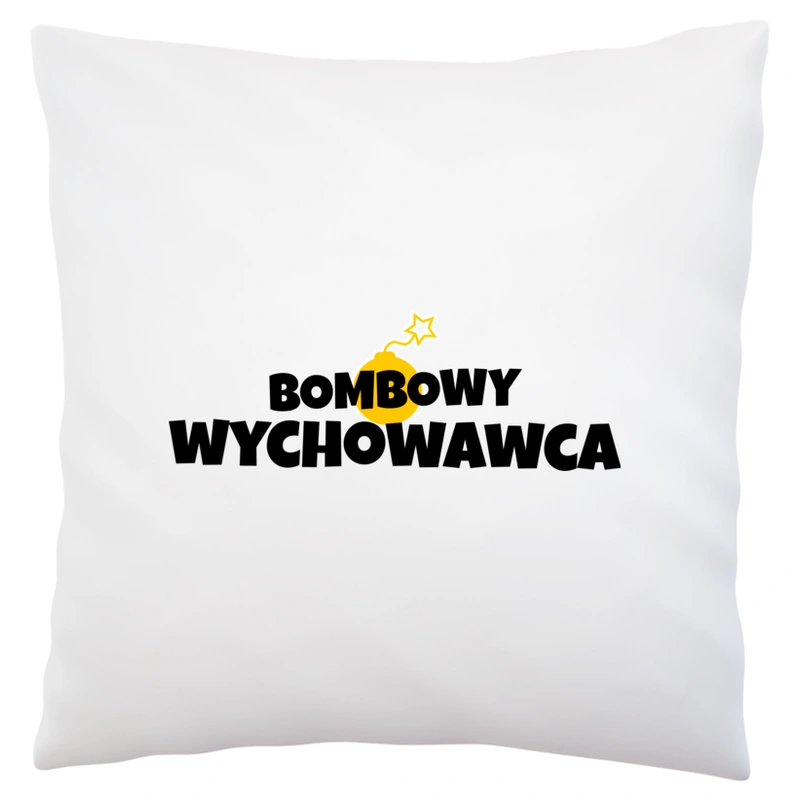 Bombowy Wychowawca - Poduszka Biała