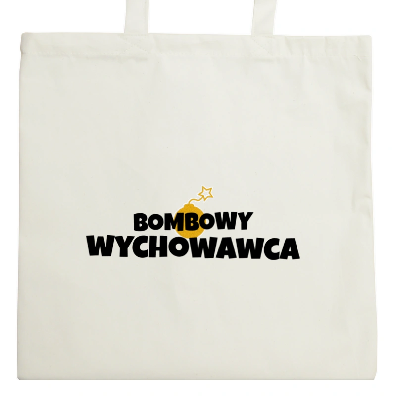 Bombowy Wychowawca - Torba Na Zakupy Natural