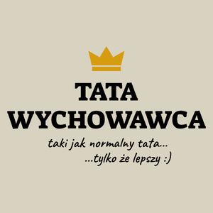 Tata Wychowawca Lepszy - Torba Na Zakupy Natural