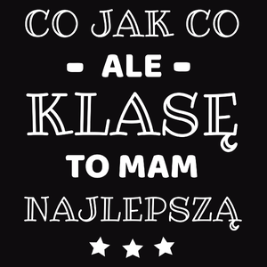 Co jak co najlepsza klasa dzień nauczyciela - Męska Koszulka Czarna