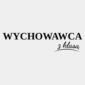 Wychowawca z klasą dzień nauczyciela - Męska Koszulka Biała