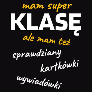 mam super klasę dzień nauczyciela - Męska Koszulka Czarna