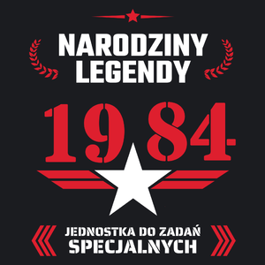 Narodziny Legendy 1983 40 Lat - Damska Koszulka Czarna