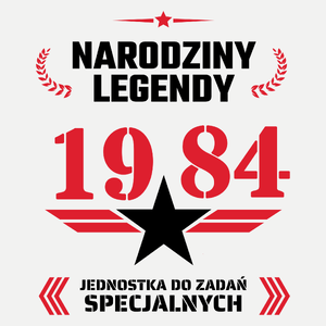 Narodziny Legendy 1983 40 Lat - Damska Koszulka Biała