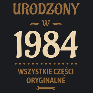 Urodzony W 1983 Wszystkie Części Oryginalne - Damska Koszulka Czarna