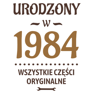 Urodzony W 1983 Wszystkie Części Oryginalne - Kubek Biały