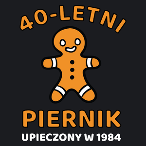 40 Letni Piernik Rok 1983 Urodziny - Damska Koszulka Czarna