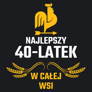 Najlepszy 40-Latek W Całej Wsi - Damska Koszulka Czarna