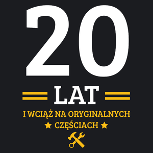 20 Lat I Wciąż Na Oryginalnych Częściach - Damska Koszulka Czarna