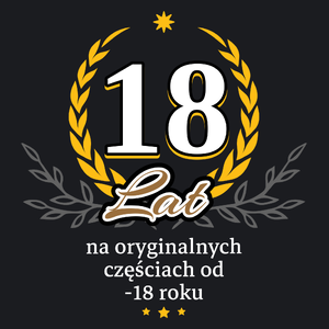 18 Na Oryginalnych Częściach Od 2005 Roku - Damska Koszulka Czarna