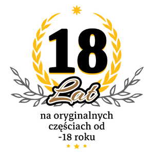 18 Na Oryginalnych Częściach Od 2005 Roku - Kubek Biały