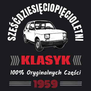 65 Letni Klasyk 1958 Rok - Damska Koszulka Czarna