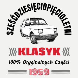 65 Letni Klasyk 1958 Rok - Damska Koszulka Biała