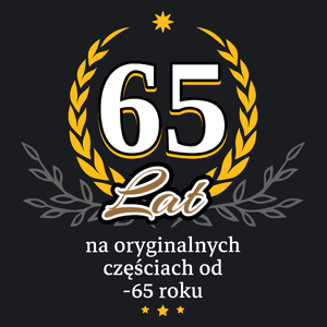 65 Na Oryginalnych Częściach Od 1958 Roku - Damska Koszulka Czarna