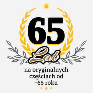 65 Na Oryginalnych Częściach Od 1958 Roku - Damska Koszulka Biała