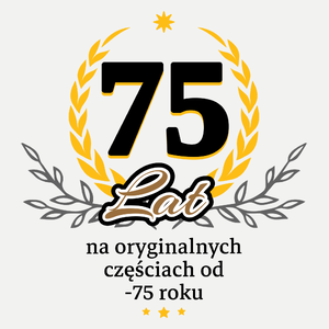 75 Na Oryginalnych Częściach Od 1948 Roku - Damska Koszulka Biała