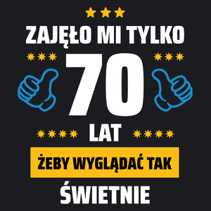 Zajęło Mi Tylko 70 Żeby Wyglądać Tak Świetnie - Damska Koszulka Czarna