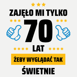 Zajęło Mi Tylko 70 Żeby Wyglądać Tak Świetnie - Damska Koszulka Biała