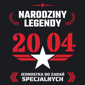 Narodziny Legendy -20 20 Lat - Damska Koszulka Czarna