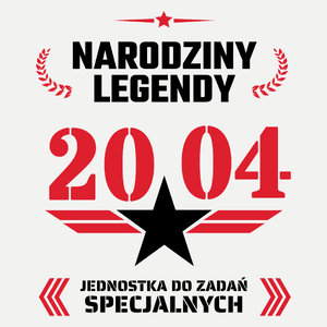 Narodziny Legendy -20 20 Lat - Damska Koszulka Biała