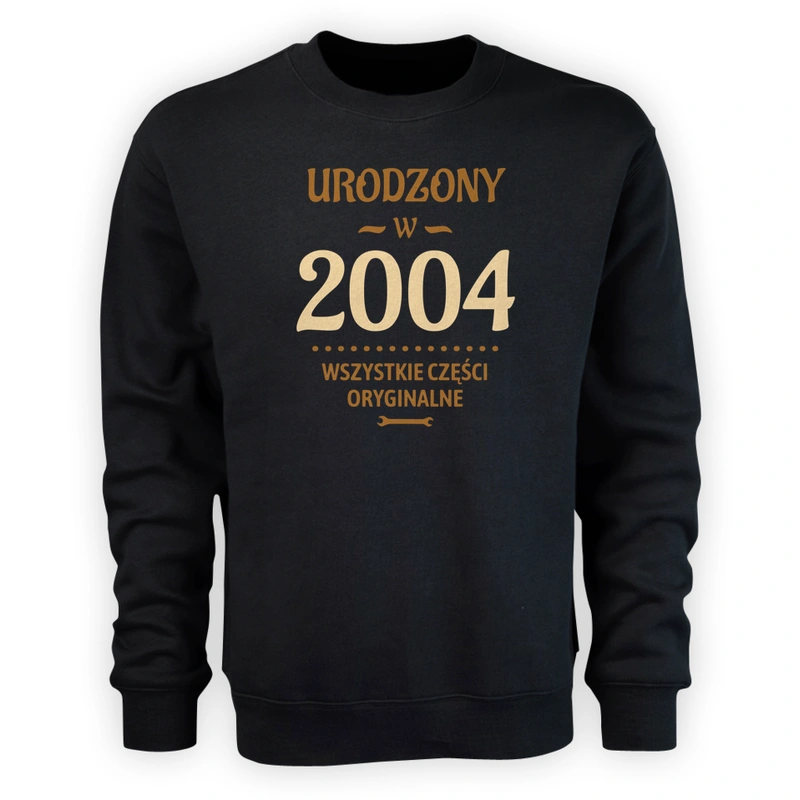 Urodzony W -20 Wszystkie Części Oryginalne - Męska Bluza Czarna