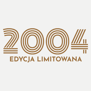 2003 Edycja Limitowana Urodziny 20 - Damska Koszulka Biała