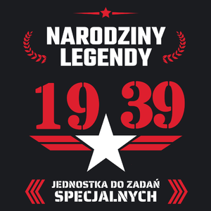 Narodziny Legendy -85 85 Lat - Damska Koszulka Czarna