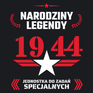 Narodziny Legendy -80 80 Lat - Damska Koszulka Czarna