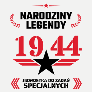 Narodziny Legendy -80 80 Lat - Damska Koszulka Biała