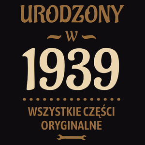 Urodzony W -85 Wszystkie Części Oryginalne - Męska Bluza z kapturem Czarna