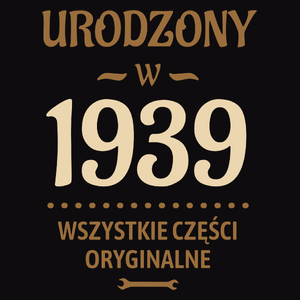 Urodzony W -85 Wszystkie Części Oryginalne - Męska Bluza Czarna