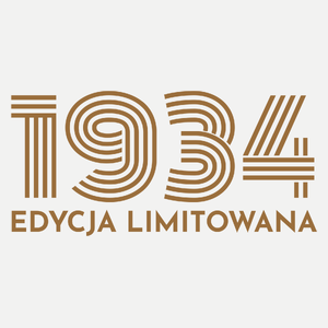 1933 Edycja Limitowana Urodziny 90 - Damska Koszulka Biała