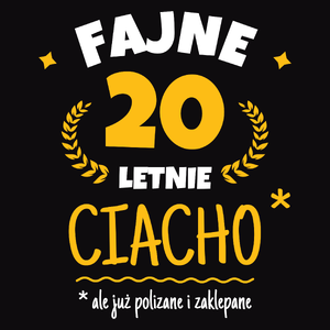 Fajne 20 Letnie Ciacho -20 Urodziny - Męska Bluza Czarna