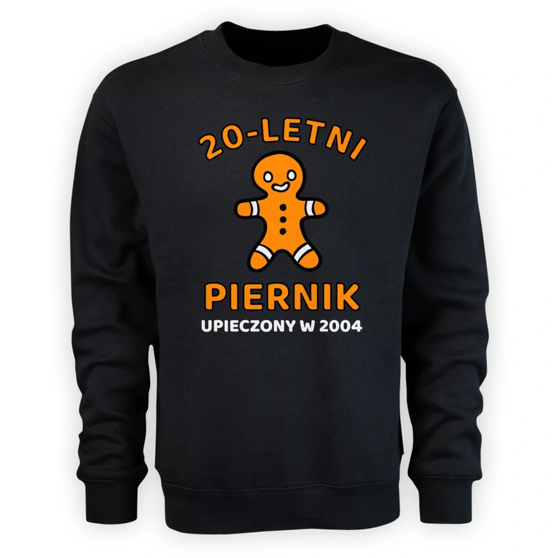 20 Letni Piernik Rok -20 Urodziny - Męska Bluza Czarna