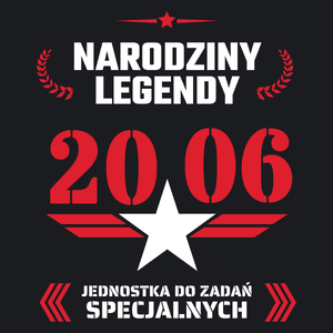 Narodziny Legendy -18 18 Lat - Damska Koszulka Czarna