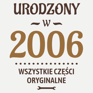 Urodzony W -18 Wszystkie Części Oryginalne - Damska Koszulka Biała