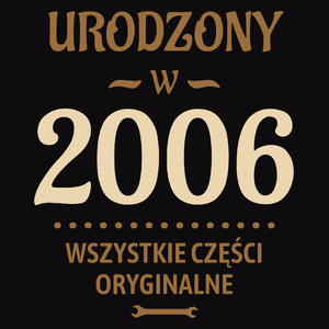 Urodzony W -18 Wszystkie Części Oryginalne - Męska Bluza Czarna