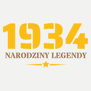 Narodziny Legendy -90 Rok 90 Lat - Damska Koszulka Biała