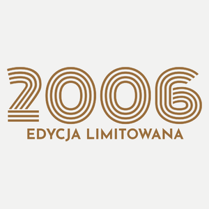 2005 Edycja Limitowana Urodziny 18 - Damska Koszulka Biała