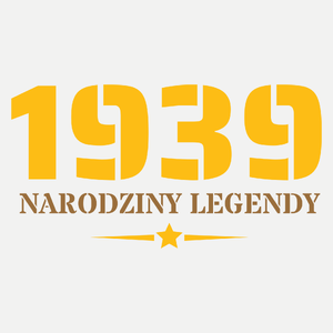 Narodziny Legendy -85 Rok 85 Lat - Damska Koszulka Biała