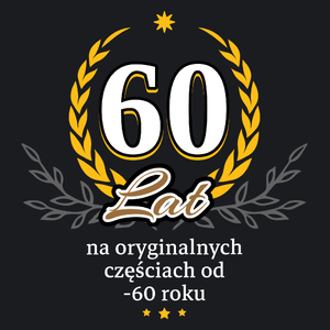 60 Na Oryginalnych Częściach Od 1963 Roku - Damska Koszulka Czarna