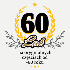 60 Na Oryginalnych Częściach Od 1963 Roku - Damska Koszulka Biała