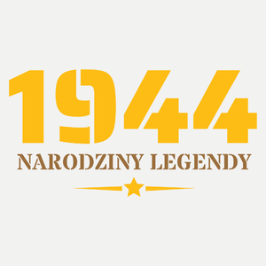 Narodziny Legendy -80 Rok 80 Lat - Damska Koszulka Biała