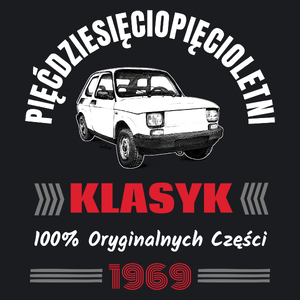 55 Letni Klasyk 1968 Rok - Damska Koszulka Czarna