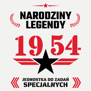 Narodziny Legendy -70 70 Lat - Damska Koszulka Biała