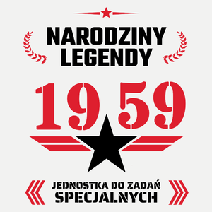 Narodziny Legendy -65 65 Lat - Damska Koszulka Biała