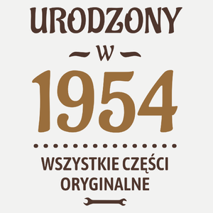 Urodzony W -70 Wszystkie Części Oryginalne - Damska Koszulka Biała